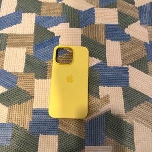 iPhone 13 Pro Silicon Case from Apple in Lemon Zest